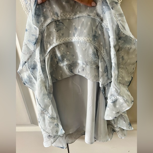 Bardot Junior Sadie Trim Dress in Blue Lily Size 5 - Picture 2 of 6